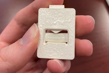 3D printed pinch valve